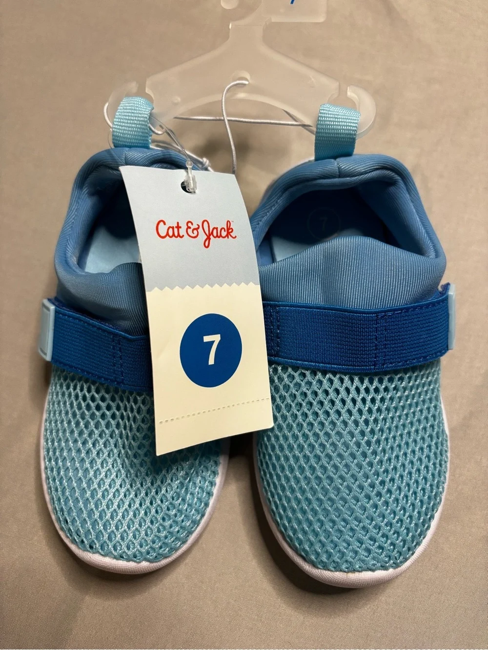 Size 7 Cat & Jack Light Blue Water Shoes